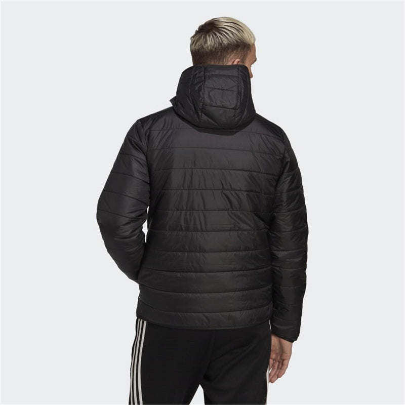 ADIDAS ORIGINALS Piumino Unisex Nero - PAD HOODED PUFF