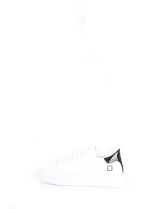 DATE Women's White Sneakers - SFERA PATENT WHITE-BLACK