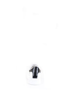 DATE Women's White Sneakers - SFERA PATENT WHITE-BLACK