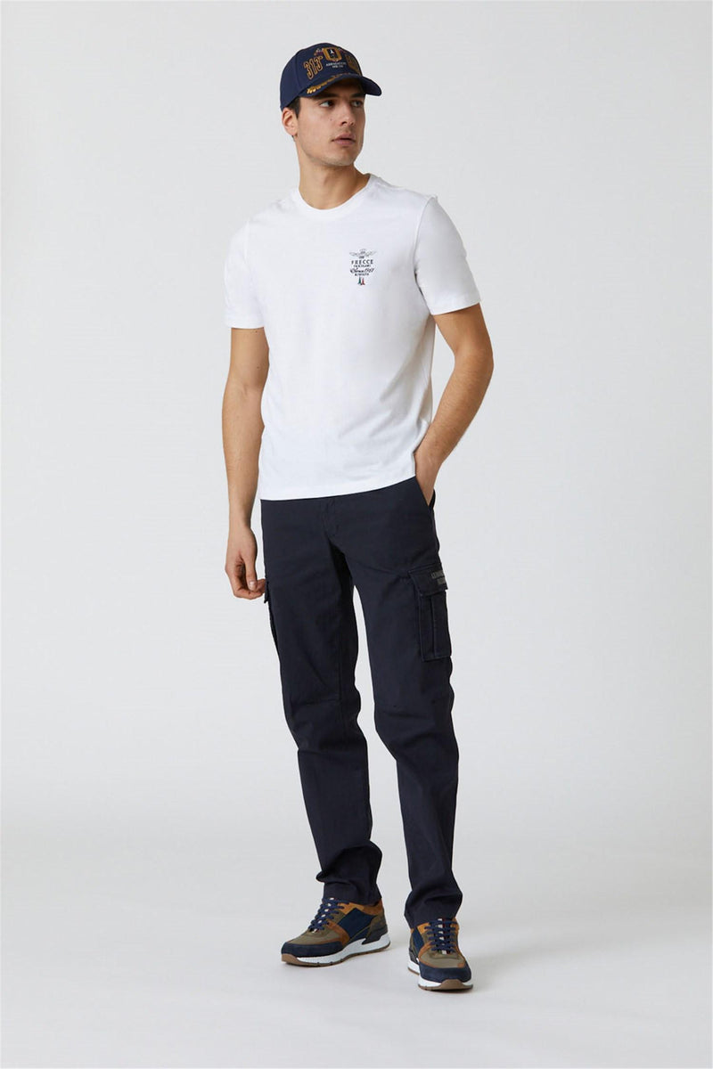 AERONAUTICA MILITARE Men's Blue Trousers - PA1329