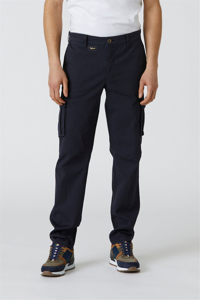 AERONAUTICA MILITARE Men's Blue Trousers - PA1329