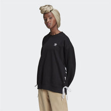 ADIDAS ORIGINALS Felpa Donna Nero - LACED CREW
