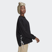 ADIDAS ORIGINALS Felpa Donna Nero - LACED CREW