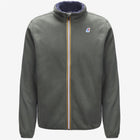 K-WAY Men's Military Green Sweatshirt - PASCAL POLAR