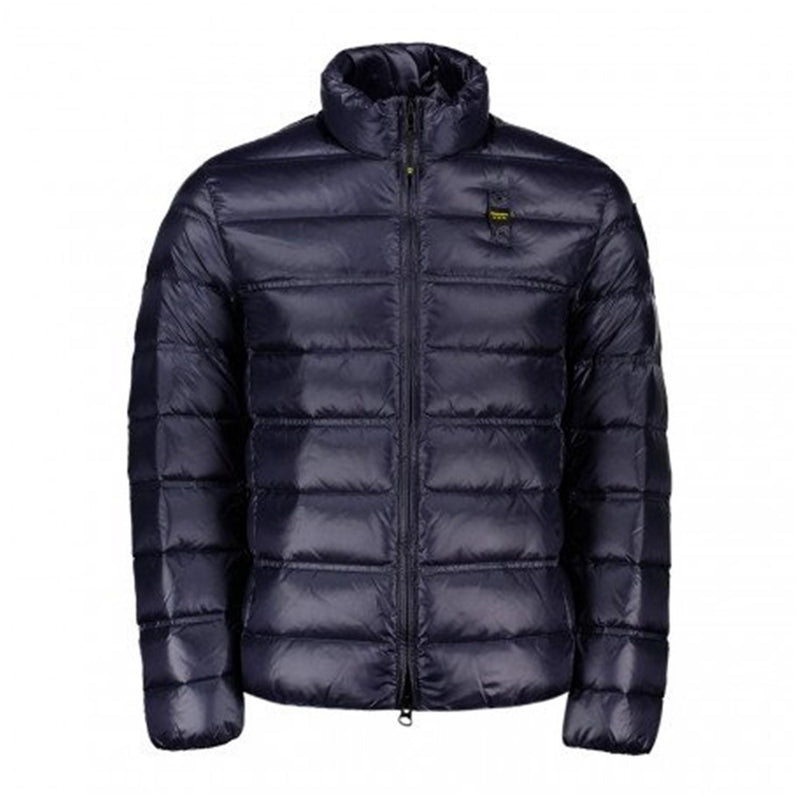 Blauer Men's Down Jacket Blue - SETH MANDARIN COLLAR DOWN JACKET