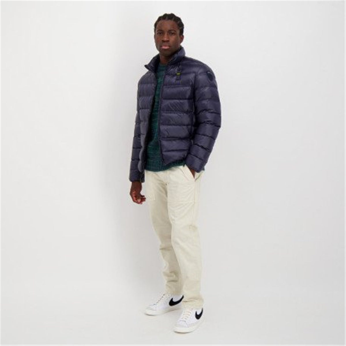 Blauer Piumino Uomo Blu - PIUMINO CON COLLO ALLA COREANA SETH