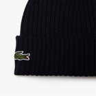 Lacoste Unisex Navy Blue Beanies - RB0001 00