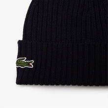 Lacoste Unisex Navy Blue Beanies - RB0001 00