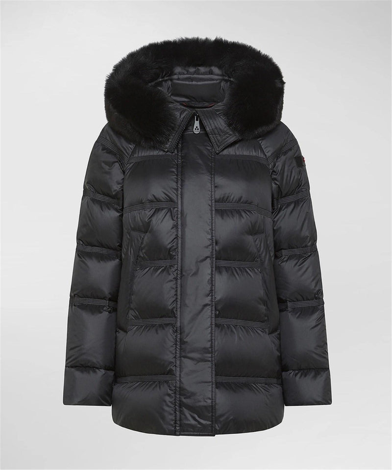 PEUTEREY Piumino Donna Nero - TAKAN MQ 02 FUR