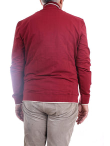 AERONAUTICA MILITARE Men's Burgundy Sweatshirt - Frecce Tricolori Sweatshirt