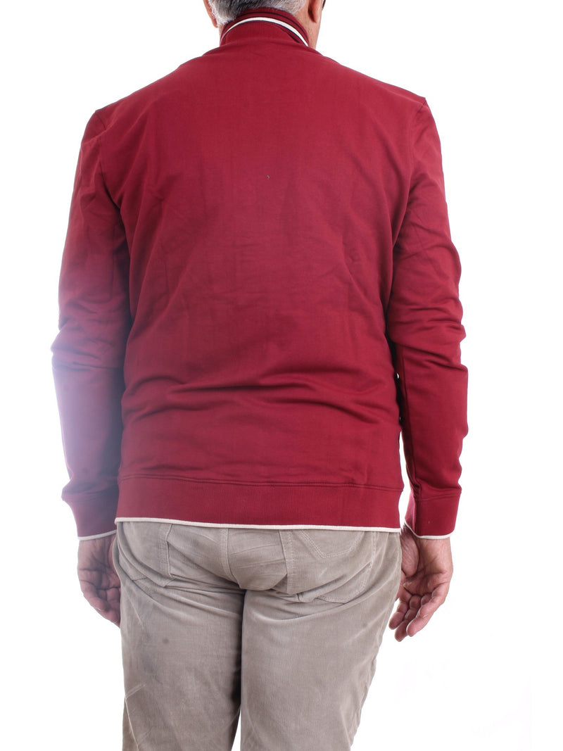 AERONAUTICA MILITARE Men's Burgundy Sweatshirt - Frecce Tricolori Sweatshirt