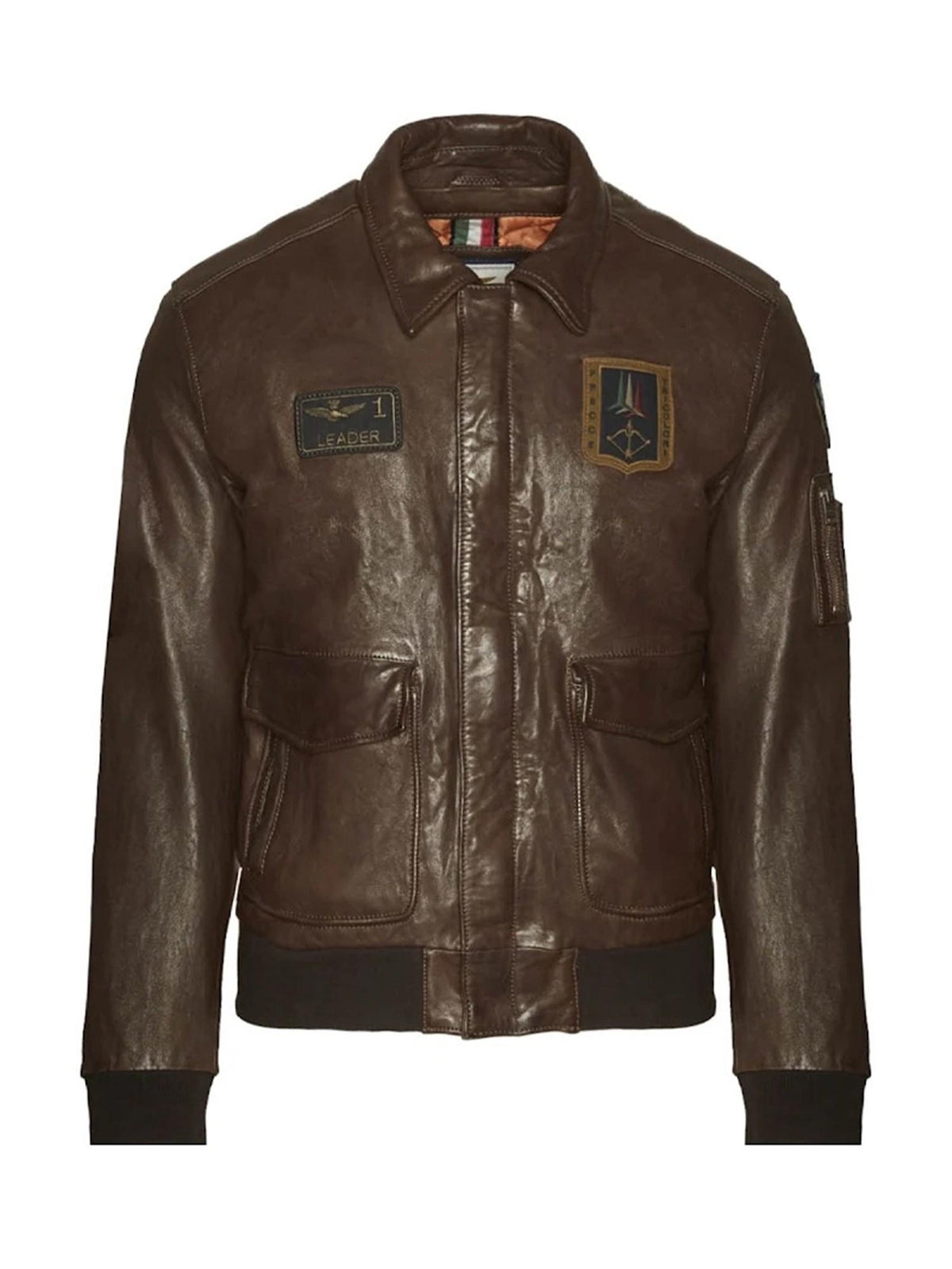 AERONAUTICA MILITARE Men's Brown Jacket - PILOT