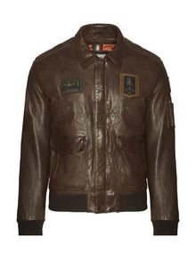 AERONAUTICA MILITARE Men's Brown Jacket - PILOT