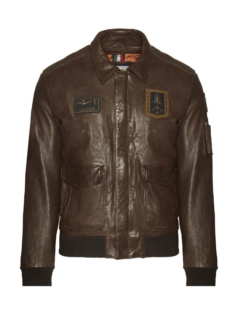 AERONAUTICA MILITARE Men's Brown Jacket - PILOT