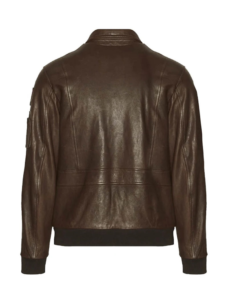 AERONAUTICA MILITARE Men's Brown Jacket - PILOT