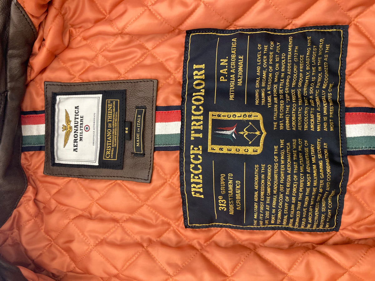 AERONAUTICA MILITARE Men's Brown Jacket - PILOT