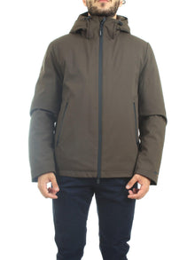 MANUEL RITZ Men's Green Jacket - HOODED JACKET