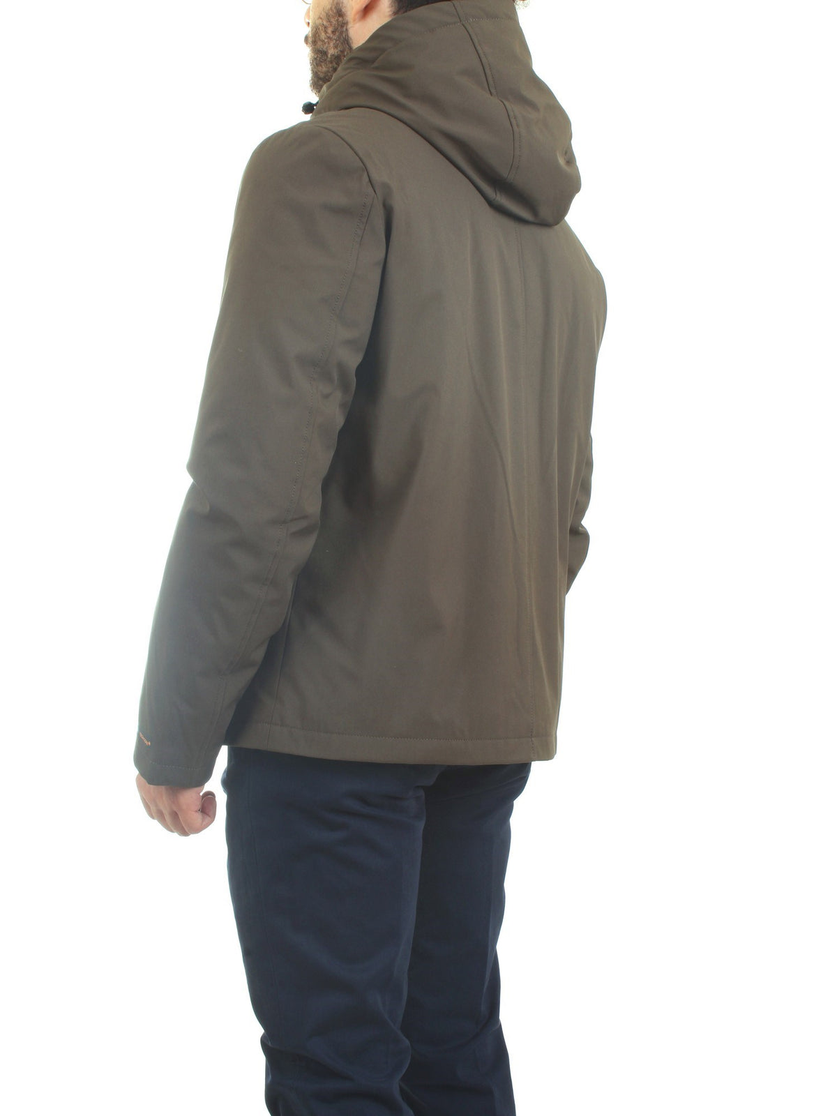 MANUEL RITZ Men's Green Jacket - HOODED JACKET