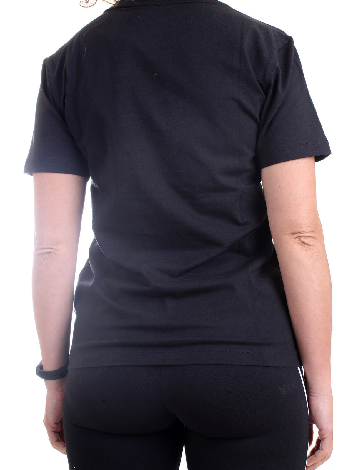 ADIDAS ORIGINALS T-Shirt Donna Nero - ADICOLOR CLASSIC TREFOIL