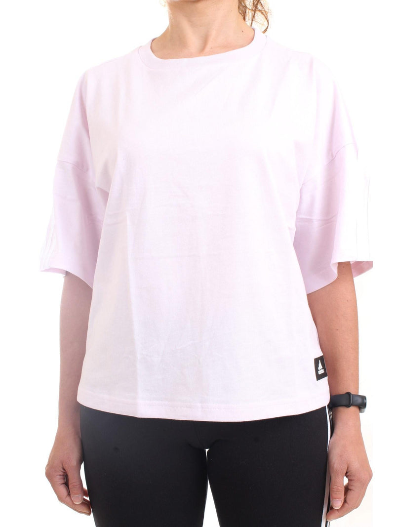 ADIDAS PERFORMANCE T-Shirt Donna Rosa - SPORTSWEAR FUTURE ICONS 3-STRIPES