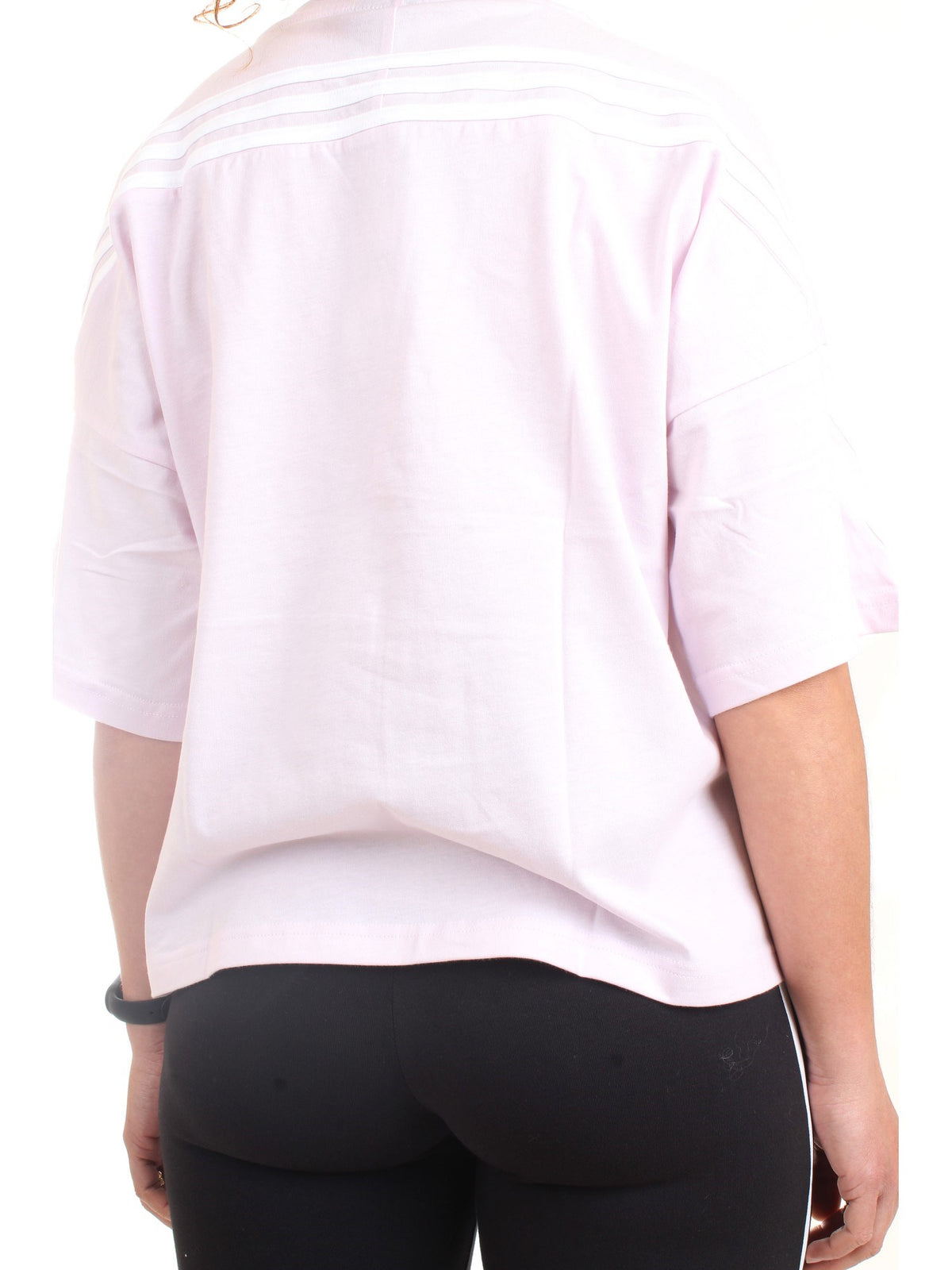 ADIDAS PERFORMANCE T-Shirt Donna Rosa - SPORTSWEAR FUTURE ICONS 3-STRIPES