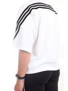 ADIDAS PERFORMANCE Women's T-Shirt White - SPORTSWEAR FUTURE ICONS 3-STRIPES