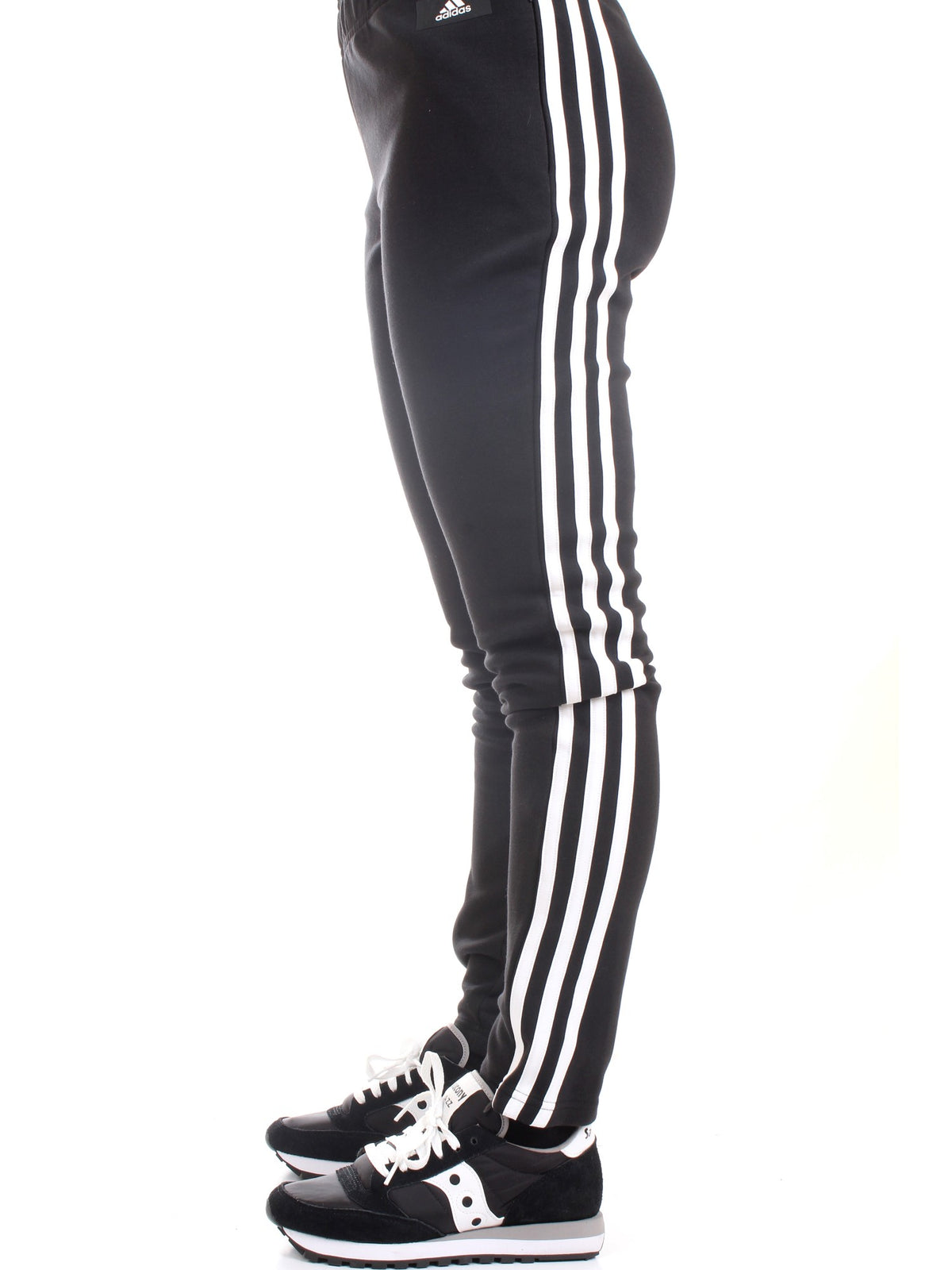 ADIDAS PERFORMANCE Pantaloni Donna Nero - SPORTSWEAR FUTURE ICONS 3-STRIPES SKINNY