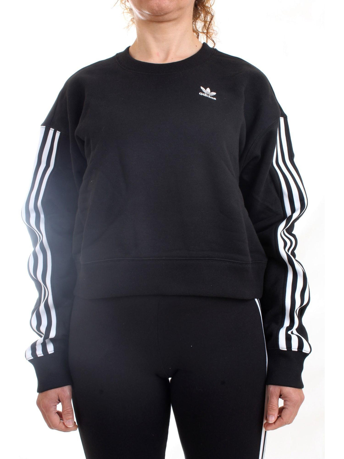 ADIDAS ORIGINALS Women's Sweatshirt Black - ADICOLOR CLASSICS