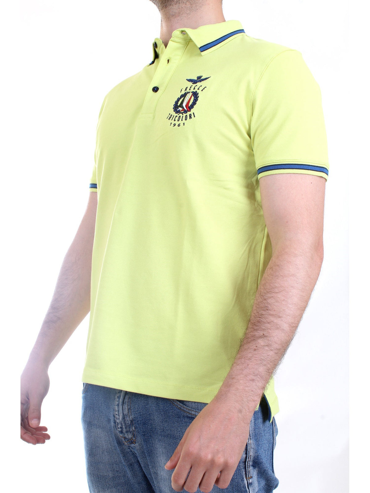 AERONAUTICA MILITARE Men's Lime Polo Shirt - PO1599