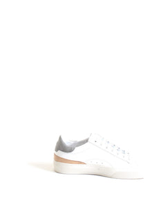 DATE Men's White Sneakers - SONICA LEATHER