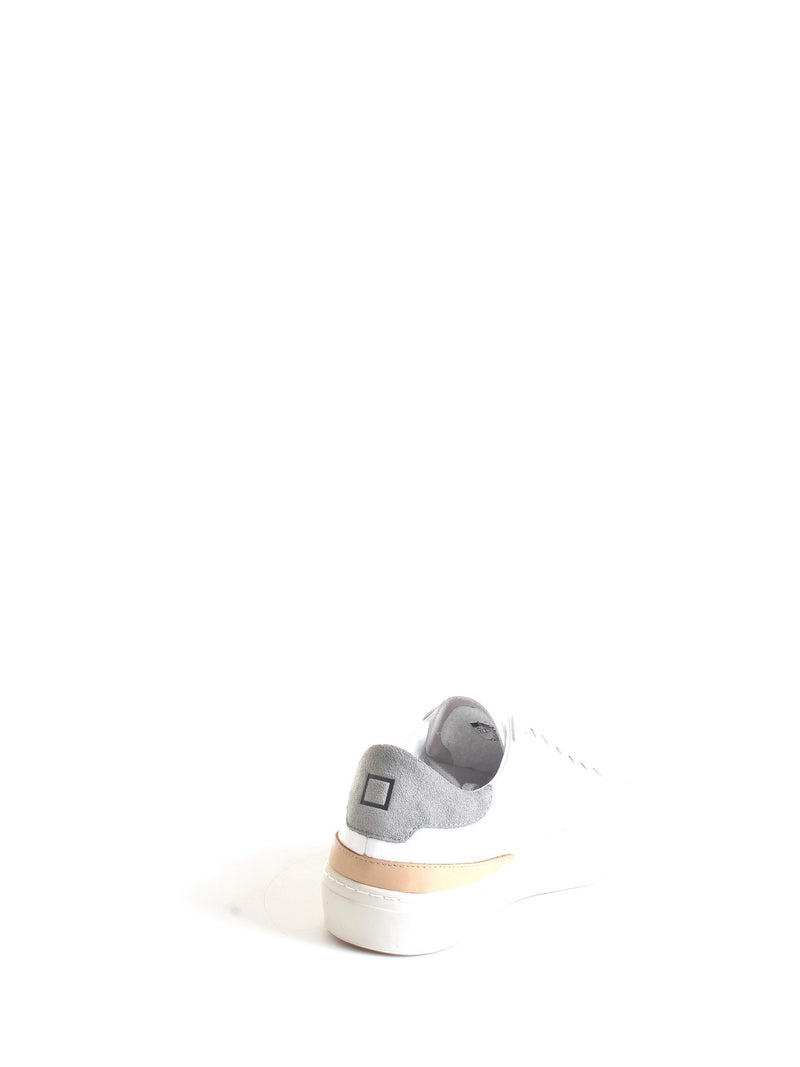 DATE Men's White Sneakers - SONICA LEATHER