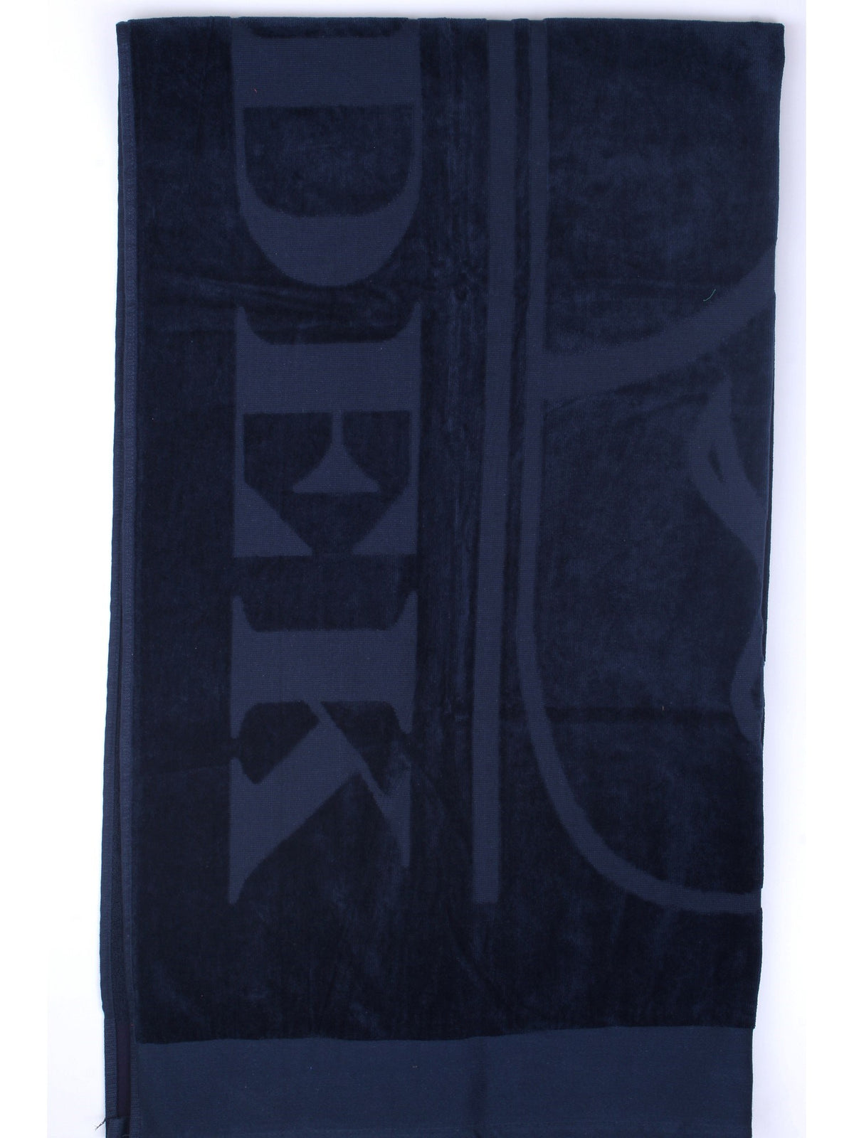 Sundek Unisex Beach Towel Blue - JACQUARD BEACH TOWEL WITH LOGO