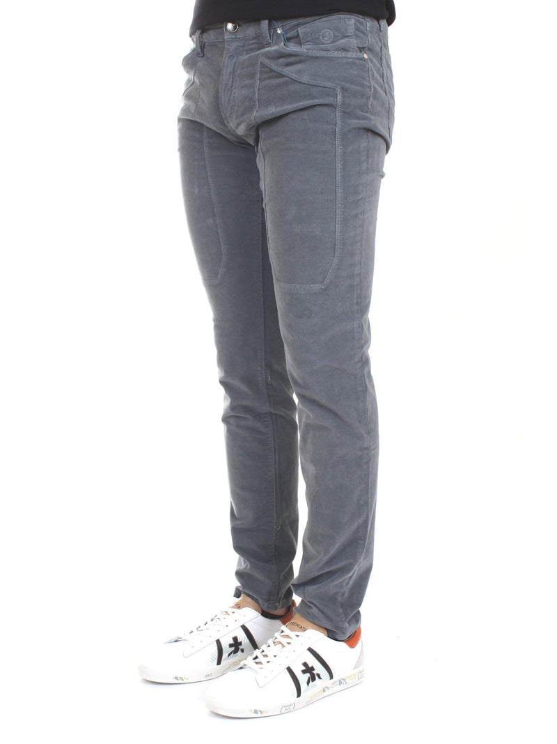 JECKERSON Men's Pants Gray - 5PKTS PATCH SLIM