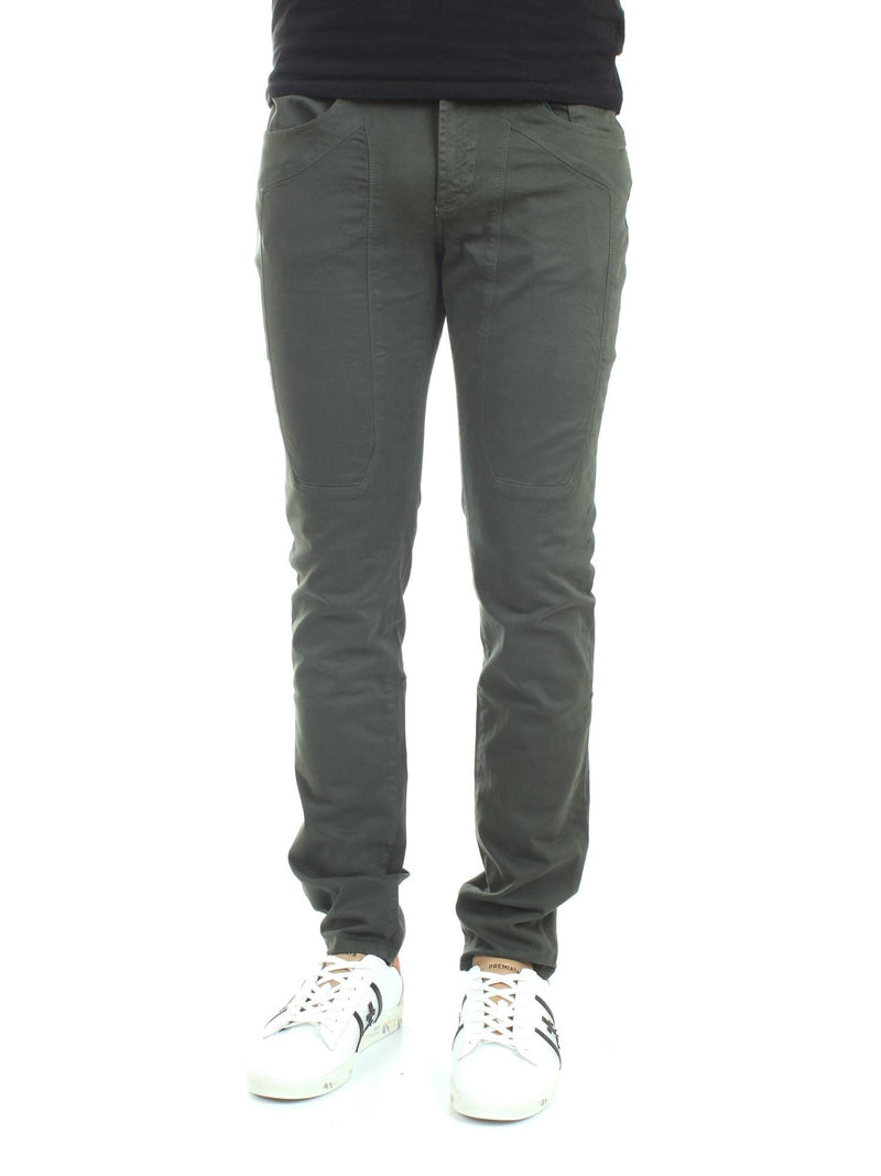 JECKERSON Men's Green Pants - 5 Pack Patch Slim