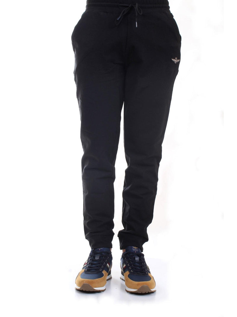 AERONAUTICA MILITARE Men's Black Pants - PF819F