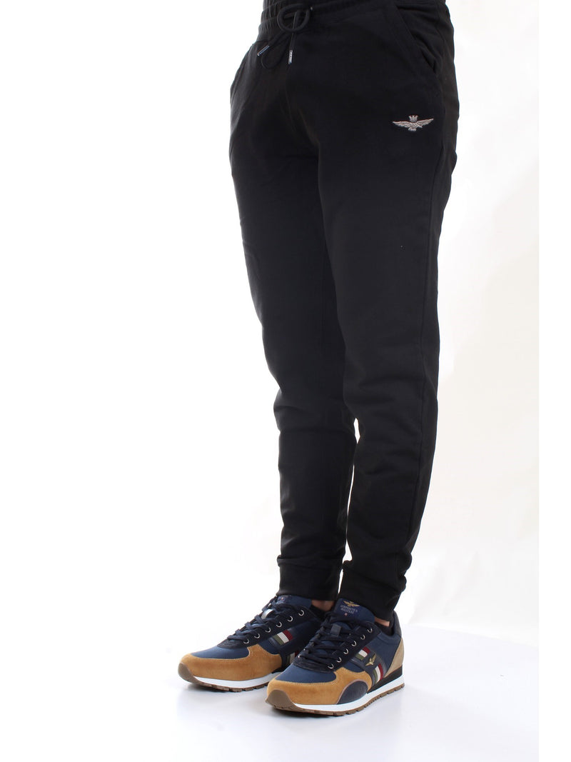 AERONAUTICA MILITARE Men's Black Pants - PF819F