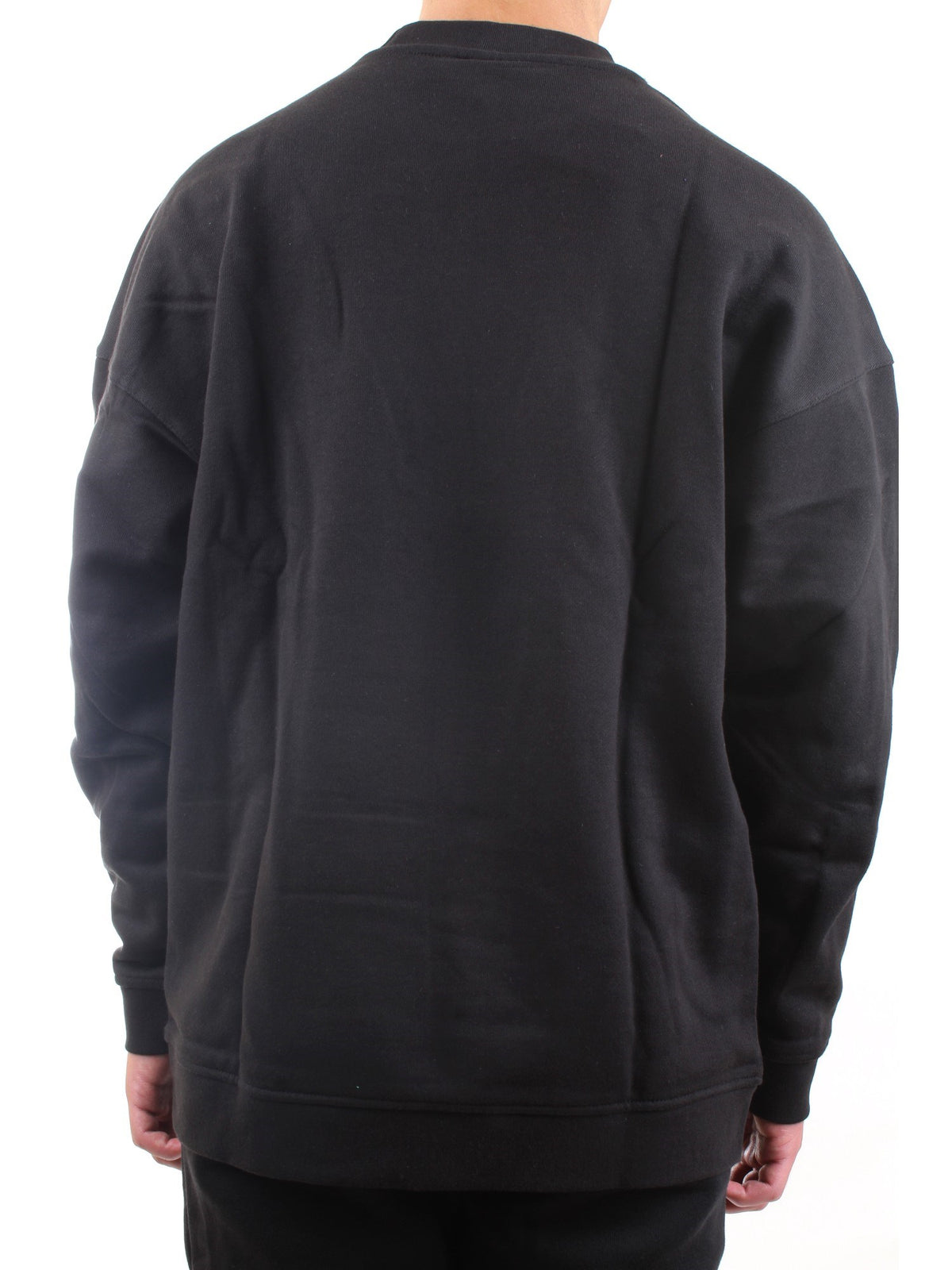 ADIDAS ORIGINALS Felpa Uomo Nero - CLASSIC LOCK UP TREFOIL CREWNECK