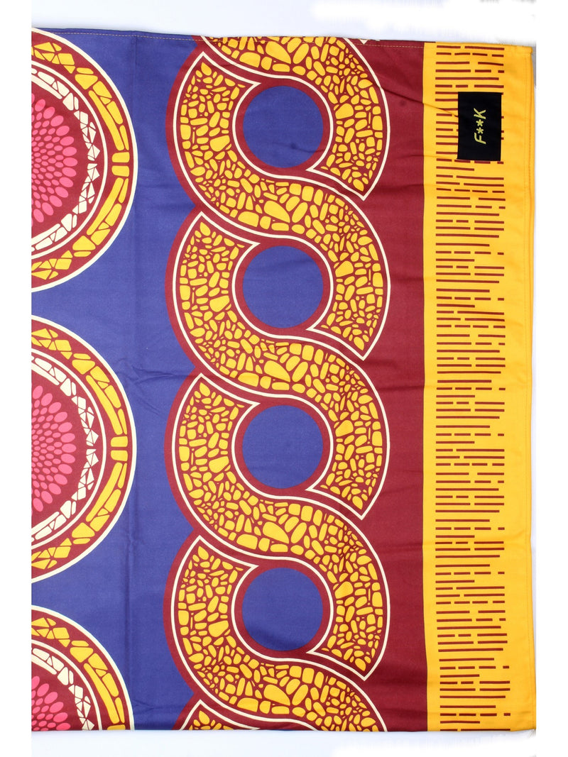 F**K Unisex Beach Towel Ochre - BEACH TOWEL