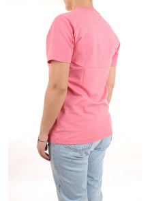 ADIDAS ORIGINALS Pink Women's T-Shirt - ADICOLOR CLASSIC TREFOIL