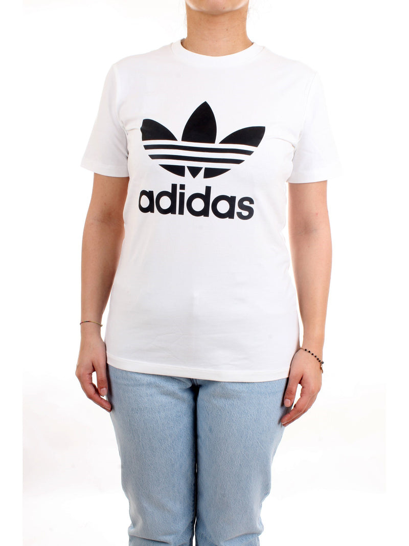ADIDAS ORIGINALS Women's T-Shirt White - ADICOLOR CLASSIC TREFOIL