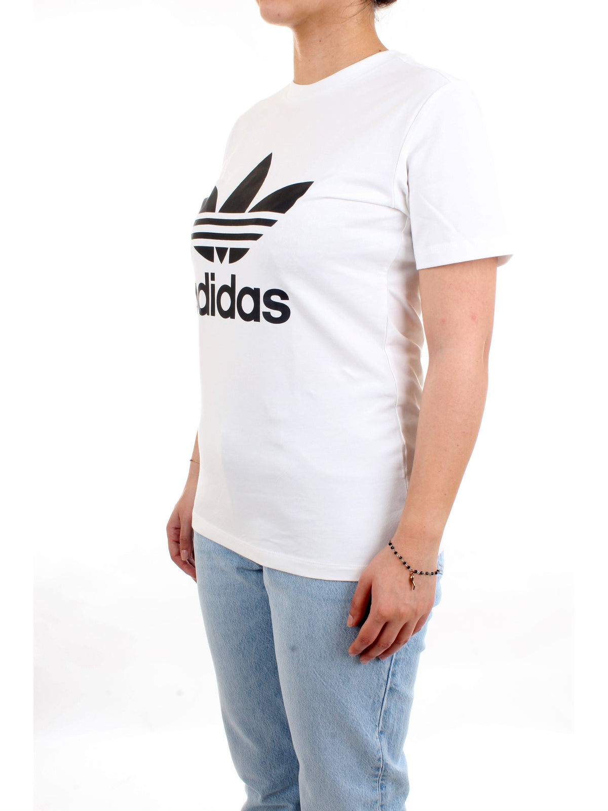 ADIDAS ORIGINALS Women's T-Shirt White - ADICOLOR CLASSIC TREFOIL