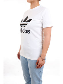 ADIDAS ORIGINALS Women's T-Shirt White - ADICOLOR CLASSIC TREFOIL