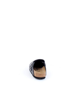 BIRKENSTOCK Unisex Slippers Black - BOSTON