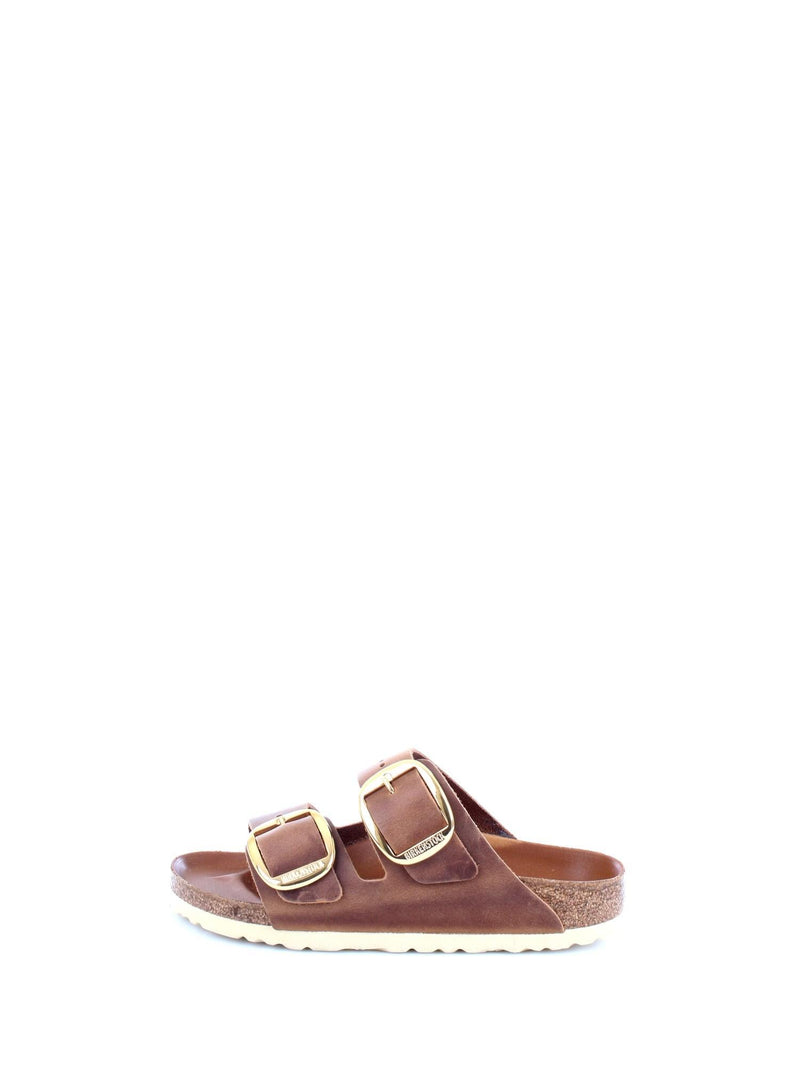 BIRKENSTOCK Women's Leather Slippers - ARIZONA BIG BUCKLE