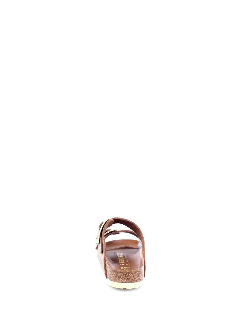 BIRKENSTOCK Women's Leather Slippers - ARIZONA BIG BUCKLE