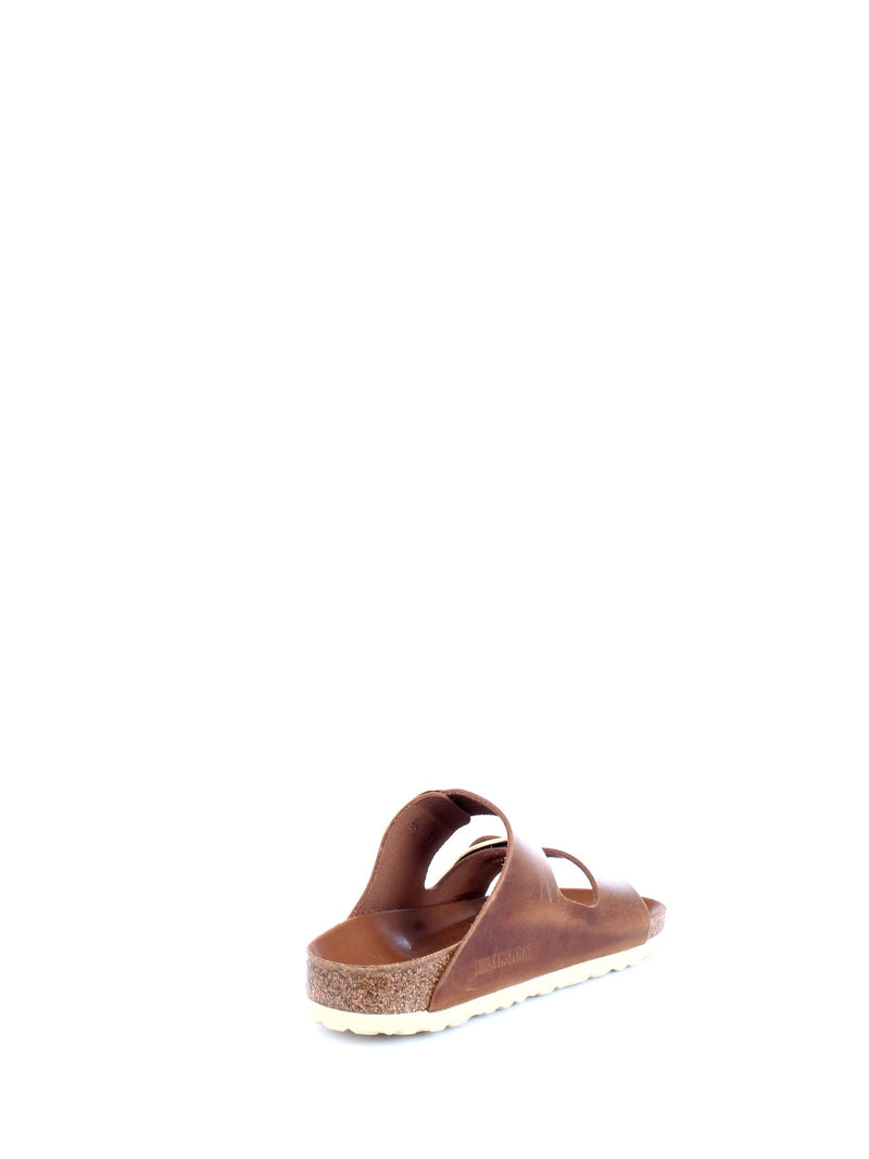 BIRKENSTOCK Women's Leather Slippers - ARIZONA BIG BUCKLE