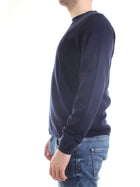 SUN68 Men's Cardigan Blue - Solid V-Neck Cardigan