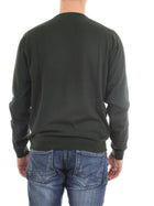 SUN68 Maglioni Uomo Verde - ROUND NECK SOLID