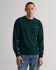 gant-maglia-uomo-verde-superfine-lambswool-c-neck