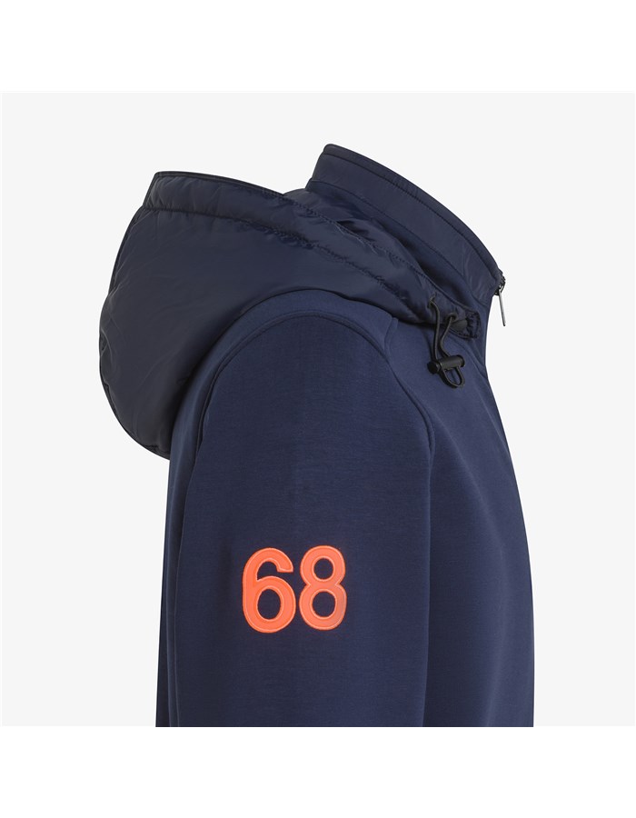 SUN68 Felpa Blu navy